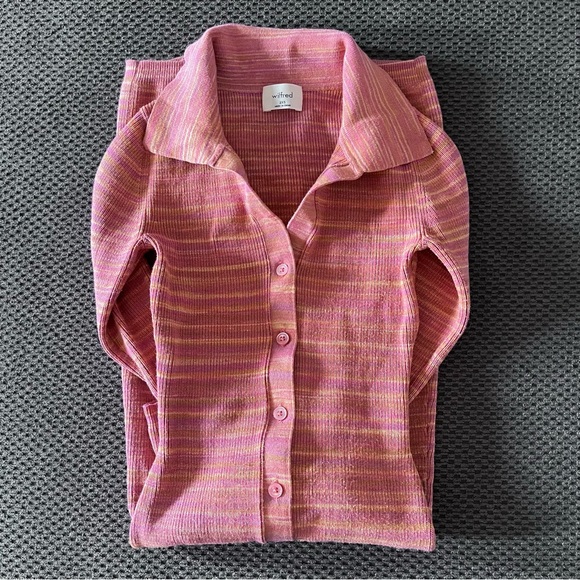 Aritzia Wilfred Cove dress XXS - space dye rhodon pink - Picture 3 of 4